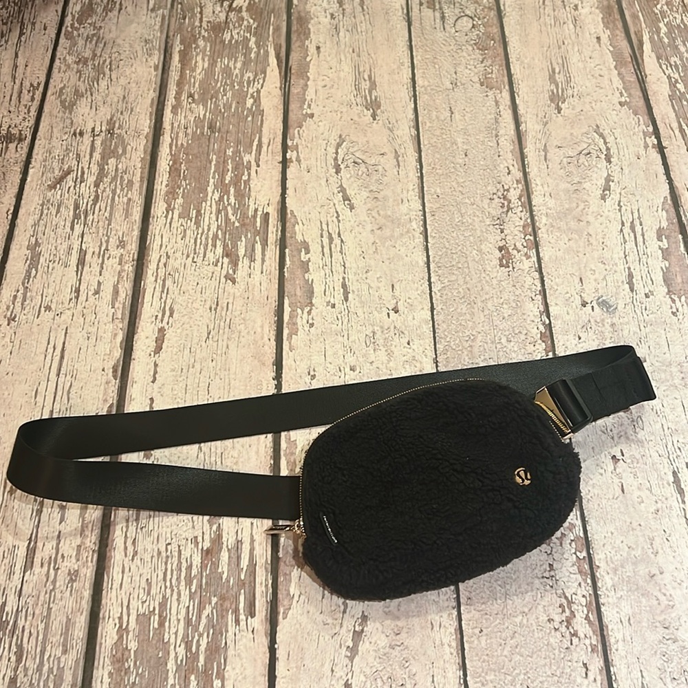 Lululemon fur crossbody